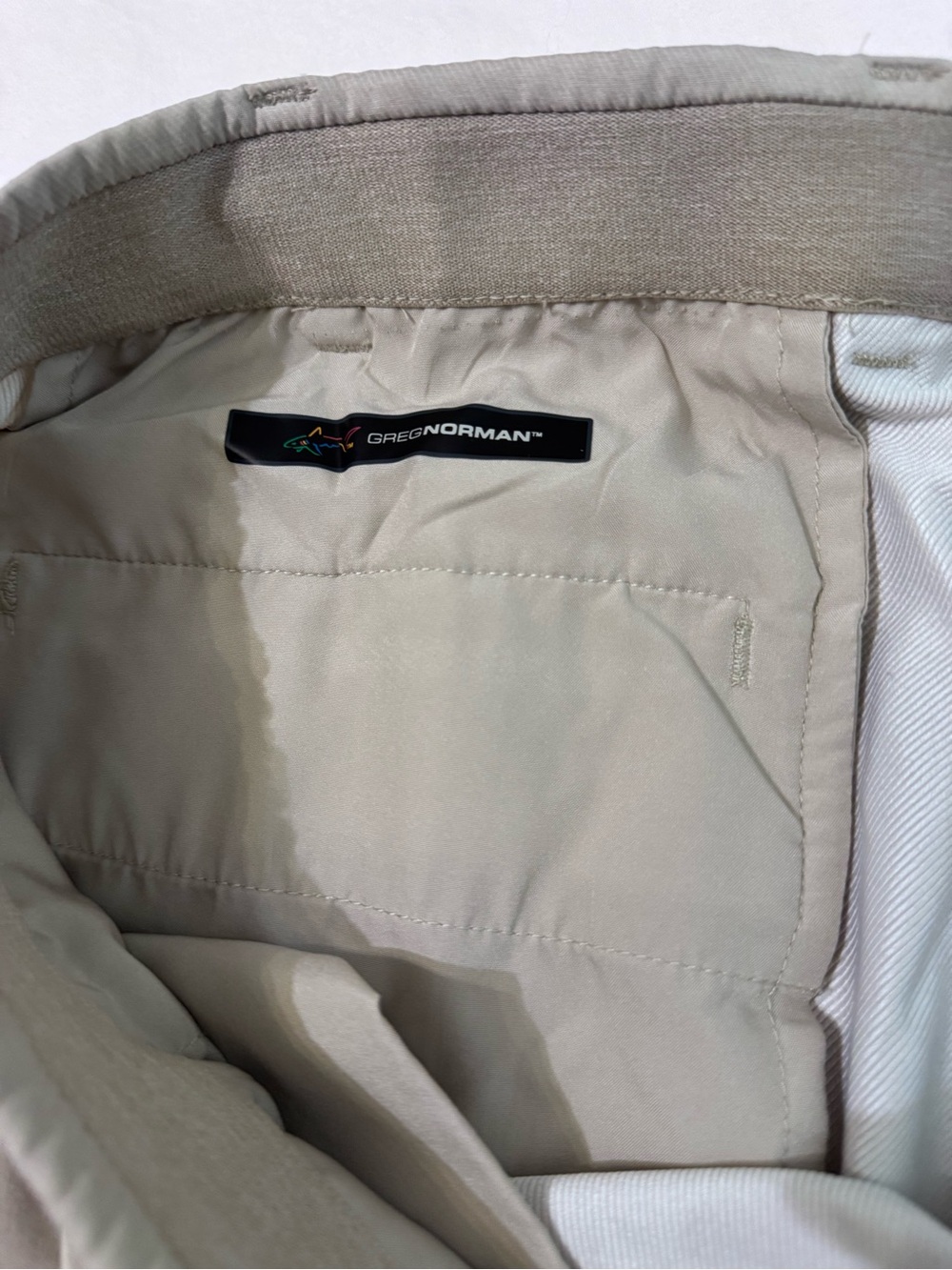 Greg Norman Collection Light Gray Athletic Shorts - Picture 3 of 4